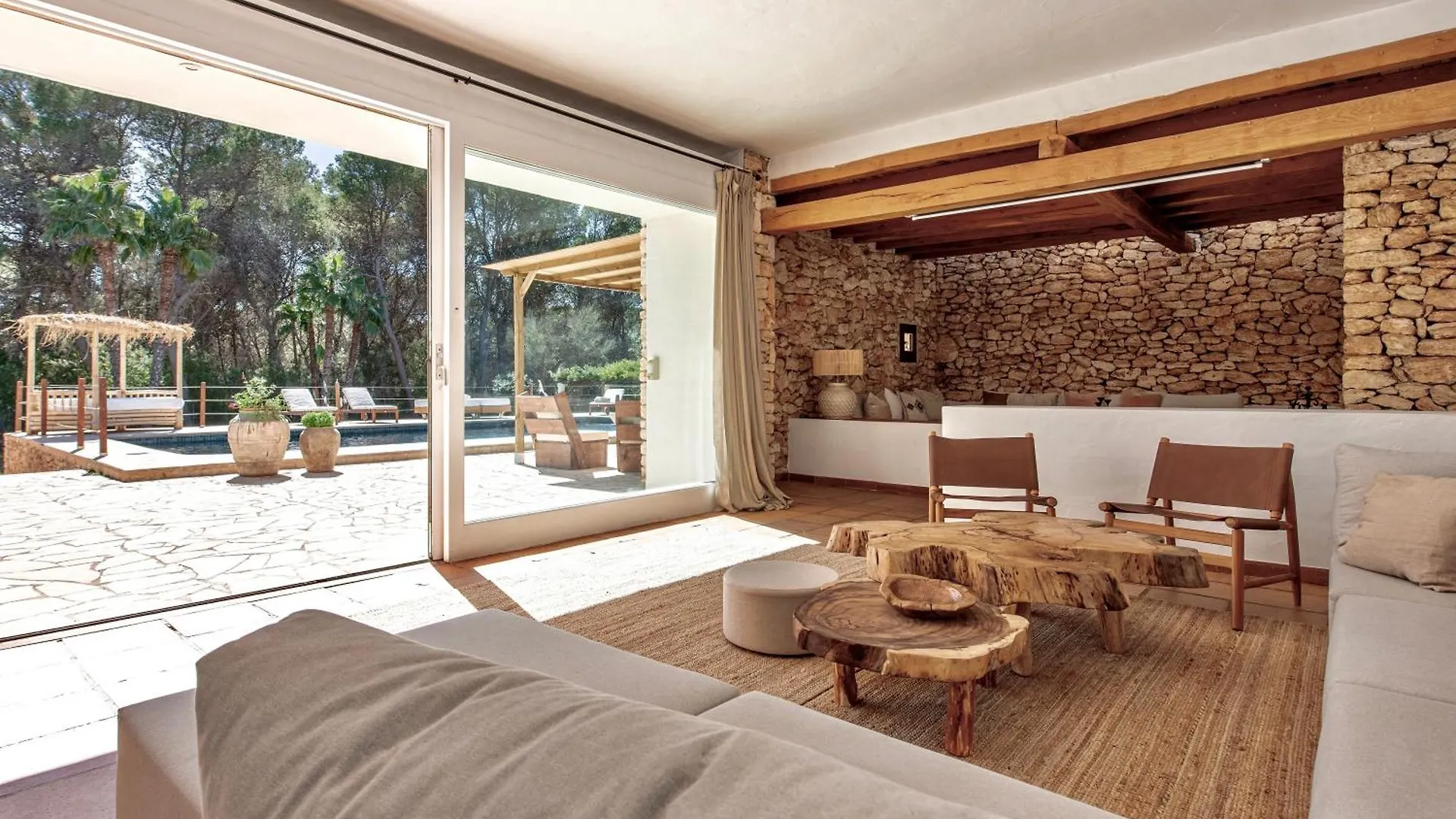 Villa Sa Tanca Ibiza Located Puig D'En Vall, 6B , Pool , Tennis Montecristo Spain